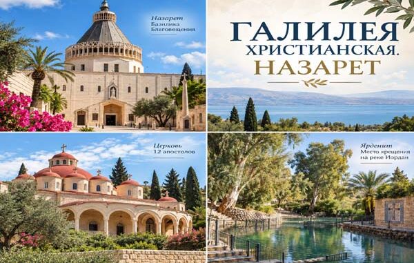 Галилея христианская, Назарет — групповая экскурсия на русском языке