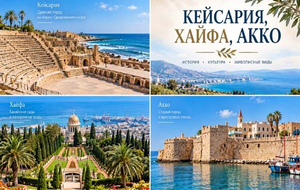 Кейсария, Хайфа, Акко — групповая экскурсия на русском языке