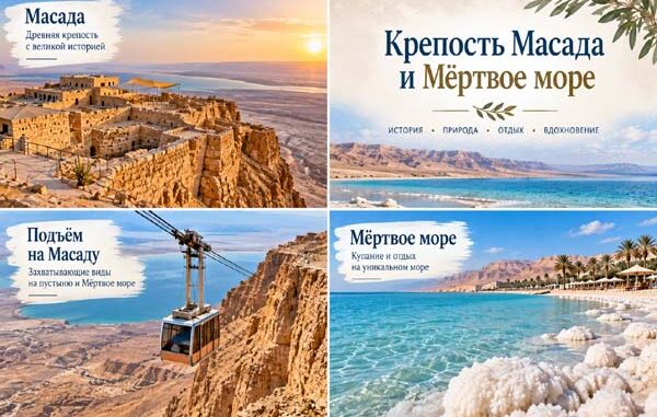 Крепость Масада и Мёртвое море — групповая экскурсия на русском языке